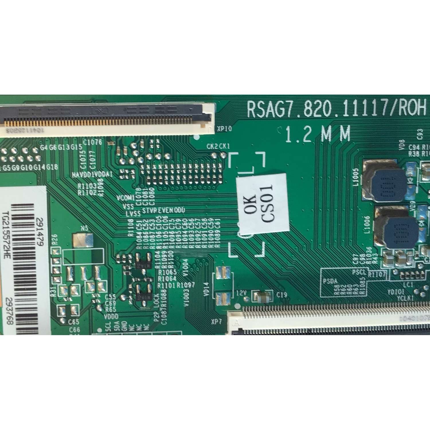 KIT DE TARJETAS PARA TV HISENSE / MAIN 282836 / RSAG7.820.10638/ROH / 65A53FUA(0003) / 282837 / FUENTE 290739 / RSAG7.820.9999/ROH / T-CON 291479 / RSAG7.820.11117/ROH / 293768 / DISPLAY HV650QUB-F70 / PANEL HD650Y1U72-T0L2 / MODELO 65A6G 65A53FUA - Imagen 4